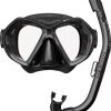 ReefTourer Snorkelmasker Duikbril Snorkelset RC-0107- Zwart/zwart -Water Sport Verkoop 1009x1200