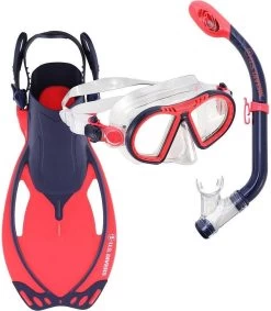 US Divers Toucan Set - Snorkelset - Kinderen - Roze/Paars - 32-36