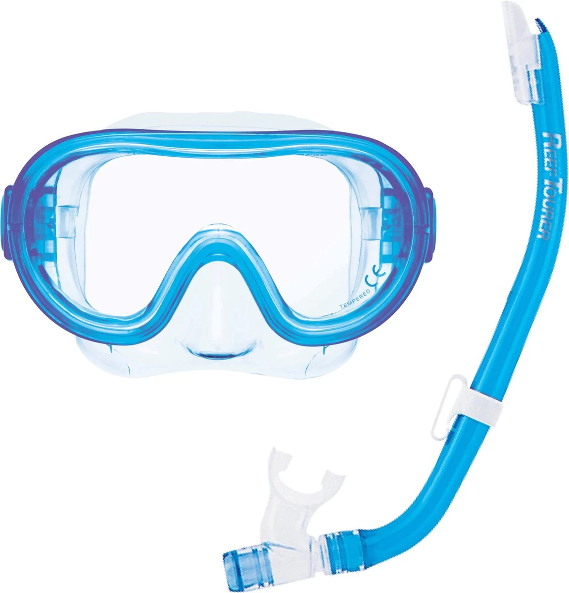 ReefTourer Snorkelmasker Duikbril Snorkelset Voor Kinderen Tot Ong. 10 Jaar RC-0203- Blauw 3 ReefTourer Snorkelmasker Duikbril Snorkelset Voor Kinderen Tot Ong. 10 Jaar RC-0203- Blauw