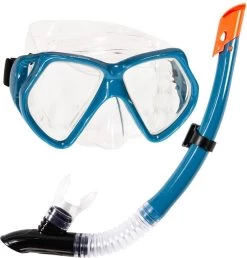 Atlantis Andros Combo - Snorkelset - Volwassenen - Petrol Blauw
