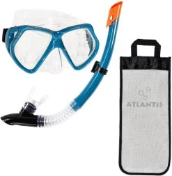 Atlantis Andros Combo - Snorkelset - Volwassenen - Petrol Blauw -Water Sport Verkoop 1173x1200