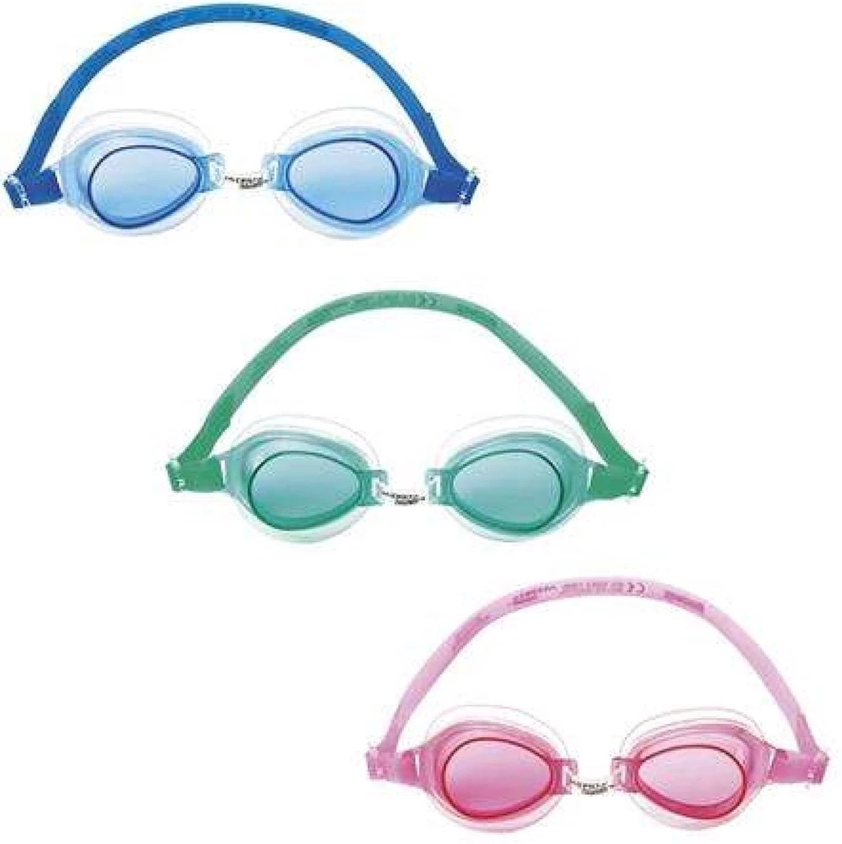 Bestway - Zwembril - High Style Polycarbonaat - Blauw - Latex Vrij - Kinderen - 15 Cm - Duikbril - Zwembad - Vakantie 3 Bestway - Zwembril - High Style Polycarbonaat - Blauw - Latex Vrij - Kinderen - 15 Cm - Duikbril - Zwembad - Vakantie