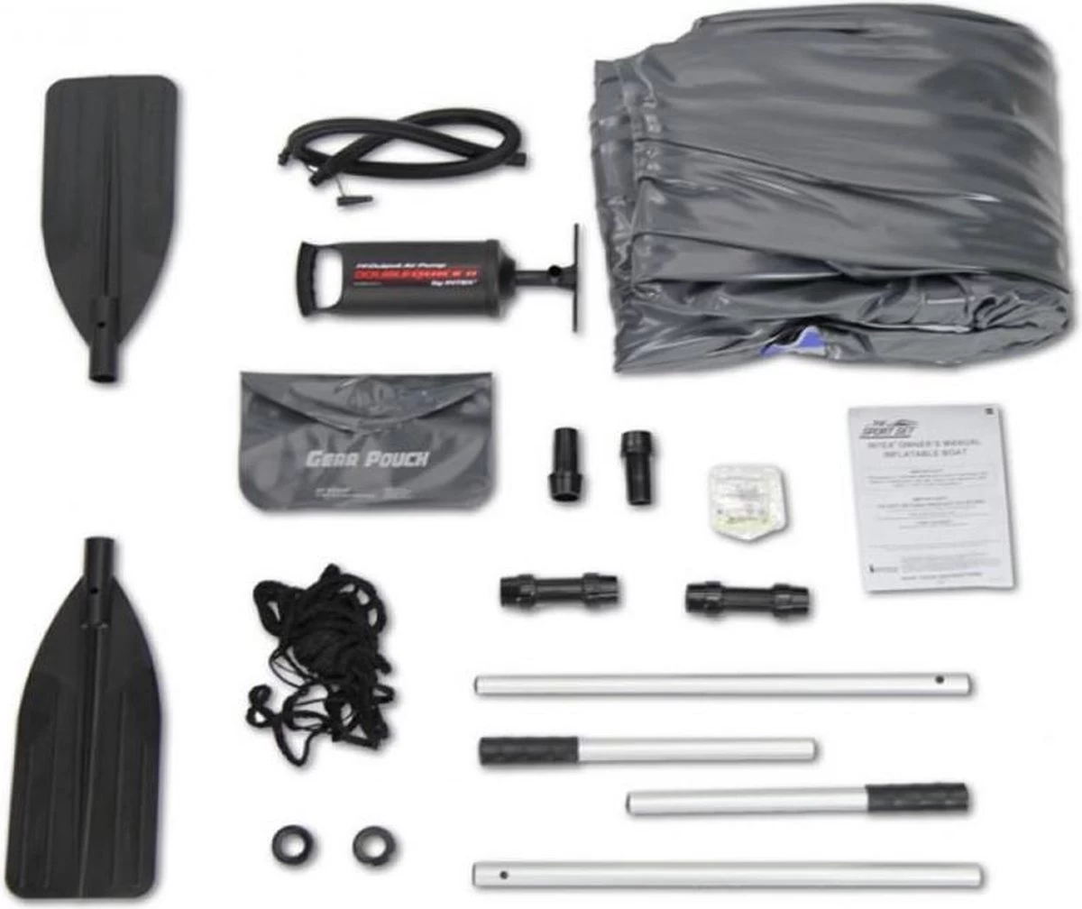 Intex Excursion 4 Opblaasboot - Opblaasboot - Grijs 12 Intex Excursion 4 Opblaasboot - Opblaasboot - Grijs - Afbeelding 10