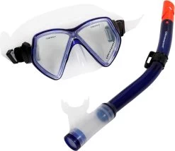 Duikmasker Met Snorkel En Flippers - Kind Maat 32-36 Blauw - Snorkelset Kinderen - Snorkelmasker - Duikbril -Water Sport Verkoop 1200x1039