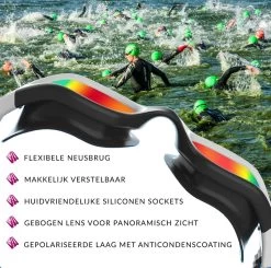 Tri-Sports.nl Zwembril Volwassenen Met Polariserende Lenzen. Ideaal Voor Zwembad En Open Water Zwemmen. Zwembril Voor Triathlon -Water Sport Verkoop 1200x1190 1