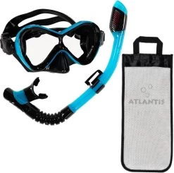 Atlantis Abaco Combo - Snorkelset - Kinderen - Zwart/Turquoise -Water Sport Verkoop 1200x1190