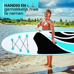 NexxtStream SUP Board - Opblaasbaar Paddle Board - Stand Up Paddle Boards - Opvouwbaar - Incl. Opbergtas - 320 X 81 CM - Groen -Water Sport Verkoop 1200x1200 154