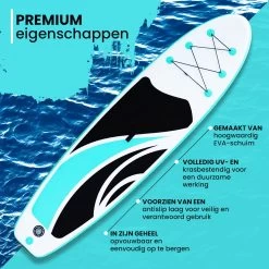 NexxtStream SUP Board - Opblaasbaar Paddle Board - Stand Up Paddle Boards - Opvouwbaar - Incl. Opbergtas - 320 X 81 CM - Groen -Water Sport Verkoop 1200x1200 157