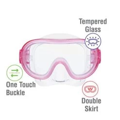 ReefTourer Snorkelmasker Duikbril Snorkelset Voor Kinderen Tot Ong. 10 Jaar RC-0203- Roze -Water Sport Verkoop 1200x1200 16