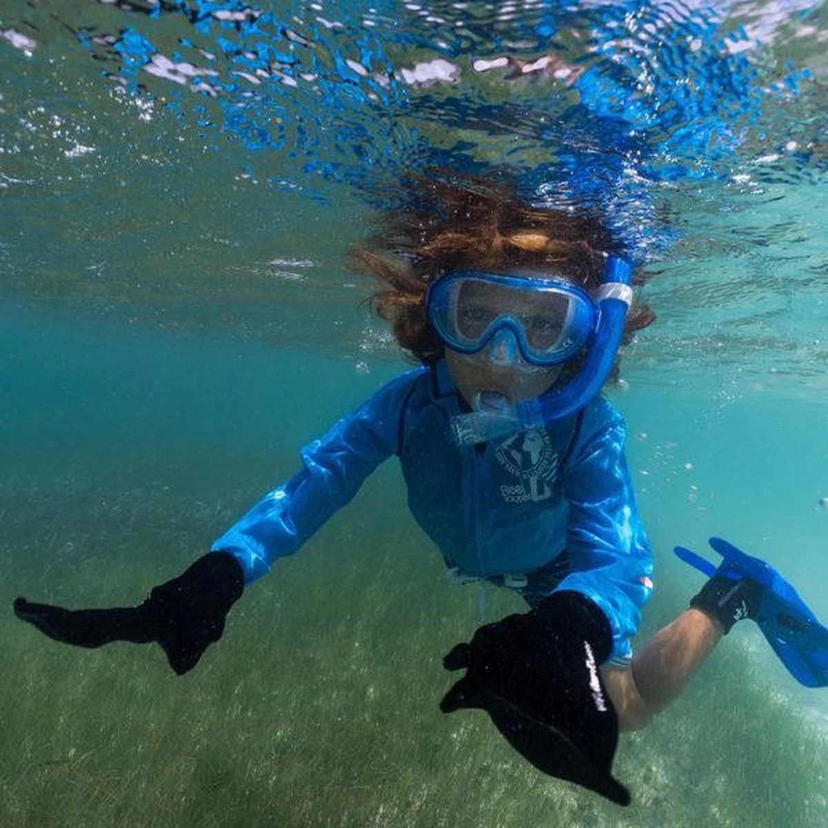 ReefTourer Snorkelmasker Duikbril Snorkelset Voor Kinderen Tot Ong. 10 Jaar RC-0203- Blauw 8 ReefTourer Snorkelmasker Duikbril Snorkelset Voor Kinderen Tot Ong. 10 Jaar RC-0203- Blauw - Afbeelding 6