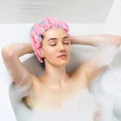 *** Premium Douche Muts - Degelijke BadMuts Flamingo- Duurzaam Droge Haren - Shower Cap Flamingo- Van Heble® *** -Water Sport Verkoop 1200x1200 69