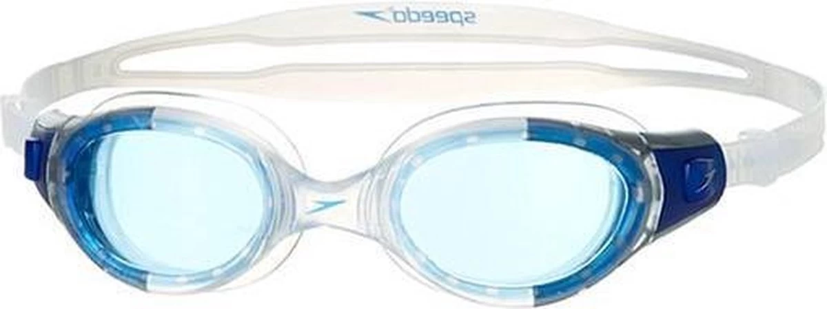 Speedo Futura Biofuse Flexiseal Unisex - Wit / Blauw - One Size 8 Speedo Futura Biofuse Flexiseal Unisex - Wit / Blauw - One Size - Afbeelding 6