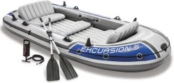 Intex Excursion Opblaasboot - 5 Personen - Grijs -Water Sport Verkoop 1200x574