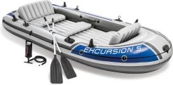 Intex Excursion Opblaasboot - 5 Personen - Grijs -Water Sport Verkoop 1200x586