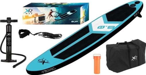 XQ Max Surf SUP 245 Cm Blauw En Zwart -Water Sport Verkoop 1200x620