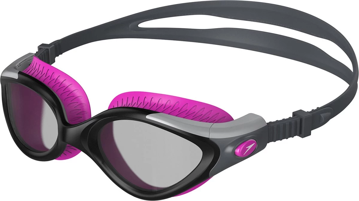 Speedo Futura Biofuse Flexiseal Zwembril Unisex - Roze / Smoke - One Size 3 Speedo Futura Biofuse Flexiseal Zwembril Unisex - Roze / Smoke - One Size