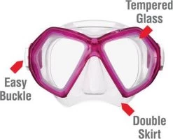 ReefTourer Snorkelmasker Duikbril Snorkelset RC-0107- Roze -Water Sport Verkoop 1200x968 1