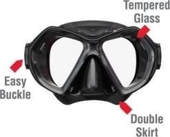 ReefTourer Snorkelmasker Duikbril Snorkelset RC-0107- Zwart/zwart -Water Sport Verkoop 1200x968 3