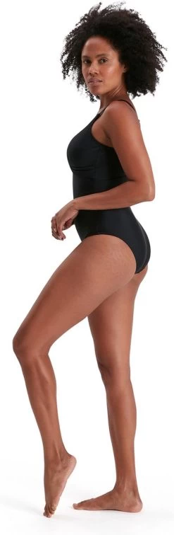 Speedo Shaping Brigitte 1 Piece Dames - Zwart - Maat 42 -Water Sport Verkoop 392x1200
