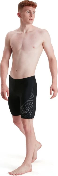 Speedo Medley Logo Jammer Heren - Zwart / Grijs - Maat 5 9 Speedo Medley Logo Jammer Heren - Zwart / Grijs - Maat 5 -Water Sport Verkoop 396x1200