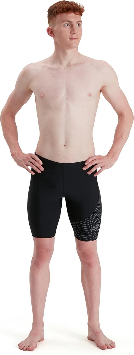 Speedo Medley Logo Jammer Heren - Zwart / Grijs - Maat 5 4 Speedo Medley Logo Jammer Heren - Zwart / Grijs - Maat 5 - Afbeelding 2