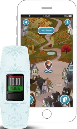 Garmin Vívofit Jr2 - Kids Activity Tracker - ©Disney - Frozen Elsa -Water Sport Verkoop 719x1200