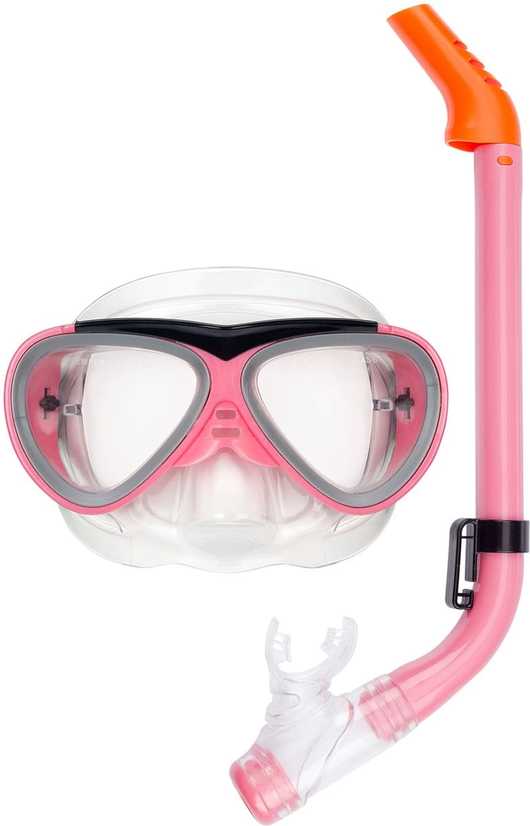 Waimea Duikmasker Met Snorkel - Junior - Roze 3 Waimea Duikmasker Met Snorkel - Junior - Roze