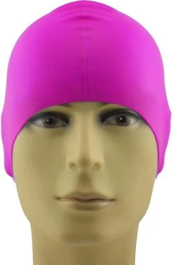 #DoYourSwimming - Badmuts Voor Volwassenen - »Barney« - Silicoon (Spandex) - Perfecte Pasvorm En Extra Oorbescherming - Pink -Water Sport Verkoop 787x1200