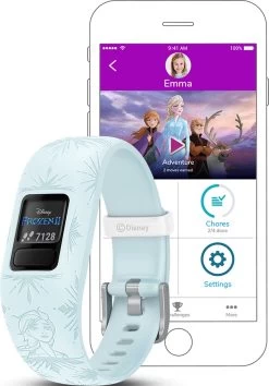 Garmin Vívofit Jr2 - Kids Activity Tracker - ©Disney - Frozen Elsa -Water Sport Verkoop 838x1200
