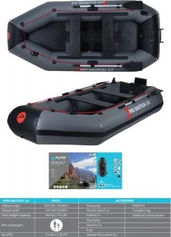 Opblaasboot Vissersboot Xpro Nautical 3.0 - 3 Tot 4 Personen - 300x135 Cm -Water Sport Verkoop 868x1200