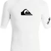 Quiksilver - UV-Zwemshirt Met Korte Mouwen Voor Jongens - All Time - Wit - Maat 146-152cm -Water Sport Verkoop 989x1200