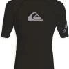 Quiksilver - UV-Zwemshirt Met Korte Mouwen Voor Jongens - All Time - Zwart - Maat 146-152cm -Water Sport Verkoop 995x1200